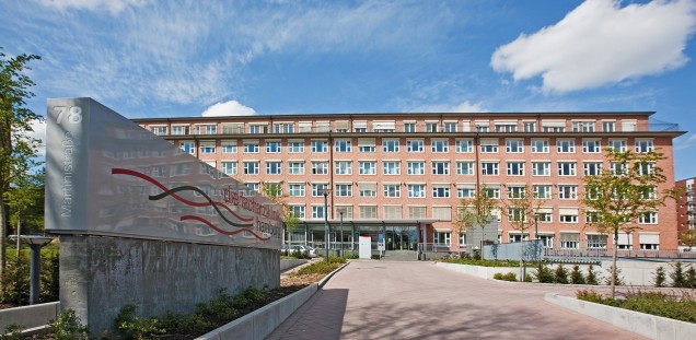 Das Gebäude W38 auf dem Gelände des Universitätsklinikums Eppendorf