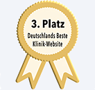  Logo 3. Platz Deutschlands beste Klinikwebsite 2016