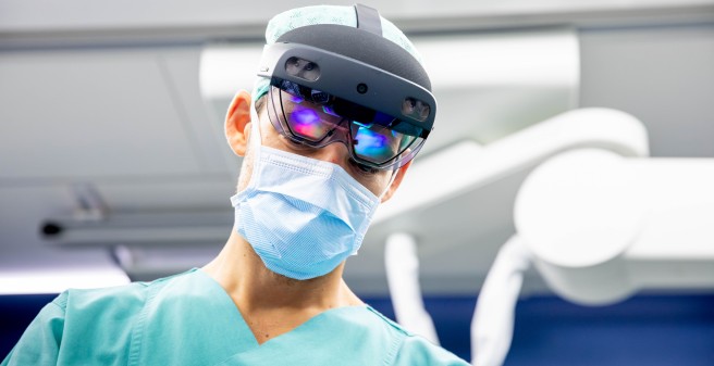 Herzklappenersatz mit VR-Brille