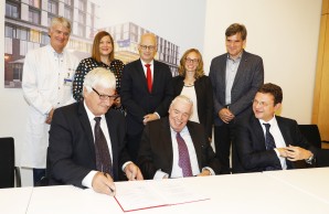 Unterzeichnung Kooperationsvertrag zwischen Kühne-Stiftung, Universitätsspital Zürich und UKE - Start des deutschlandweit größten Forschungsprogramms zur Erbgutentschlüsselung | Universitätsklinikum Hamburg-Eppendorf (UKE)