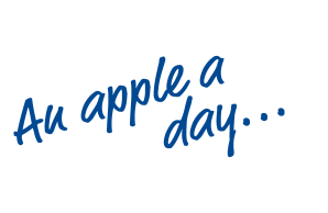 Handgeschrieben An Apple a Day