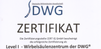 Zertifizierung als DWG Level 1 Zentrum