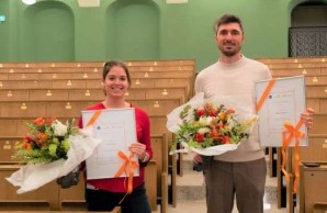 Hubertus-Wald-Posterpreisträger:innen 2022: Alicia Eckhardt und Ayham Moustafa