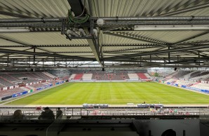 Blick in das Fussballstaion des FC St. Pauli 